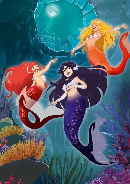 p>《泡泡美人鱼》主要讲述了三个女孩,她们同在一所学校上学,她们是