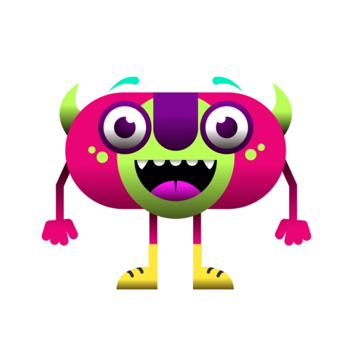 个性时尚的外星人矢量素材