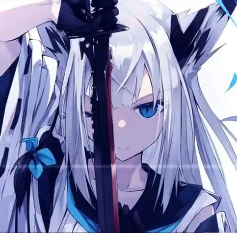 剑如惊鸿超绝的持剑拔刀野王男女头像