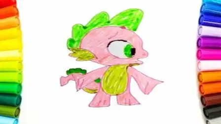 一起画小马谷的穗龙 spike