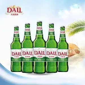 云南特产大理啤酒v8啤酒灌装330ml24灌听装批发