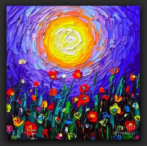 丙烯颜料风景绘画作品大全欣赏