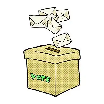 卡通,投票箱