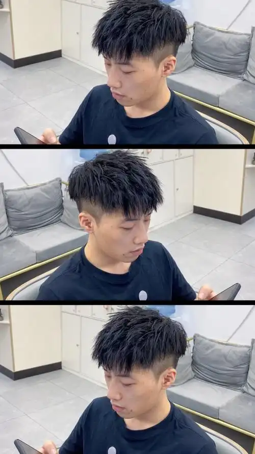 男生摩根烟花烫