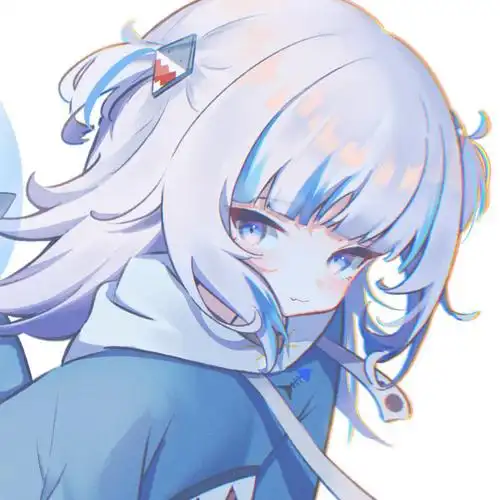 蓝色系动漫女生头