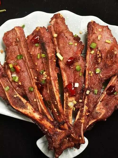 秘制腌制手抓扇子骨12根猪排骨酒店饭店用特色油炸半成品冷冻食材