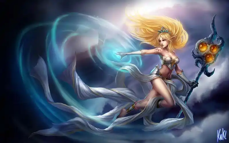 lol英雄联盟第五十八期风暴之怒(迦娜)4k原画壁纸-玩咖游戏宝典