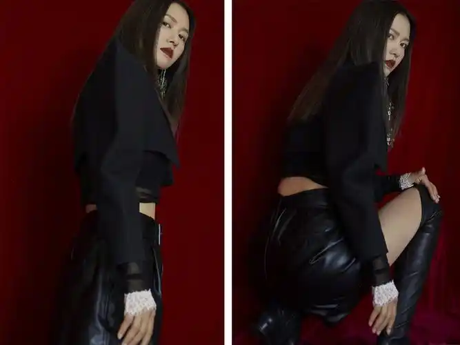 原创谭维维造型曝光穿廓形外套配长靴霸气侧漏巨型耳饰引领新潮流