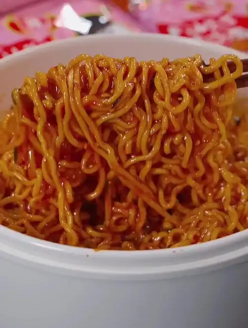 火鸡面加上浓郁的奶油芝士味巨好吃