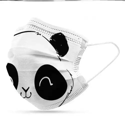 熊猫口罩神奇动物图案儿童动物小胖墩中国国风冰雪口罩