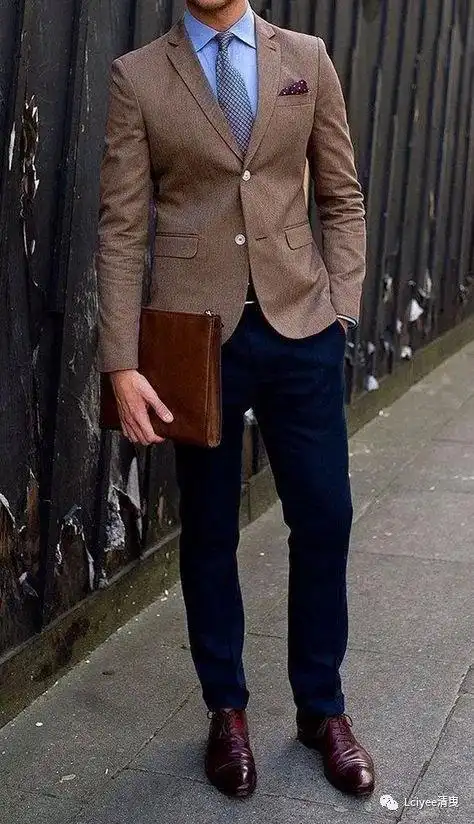 穿出春天氛围感的男士西装搭配通勤休闲两不误
