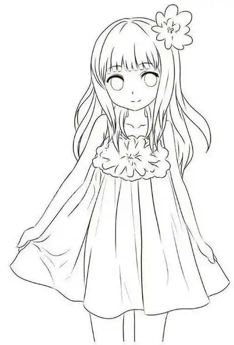 动漫 唯美 壁纸 插画 头像 可爱 唯美 二简笔