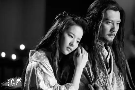 刘亦菲版虞姬与冯绍峰版项羽