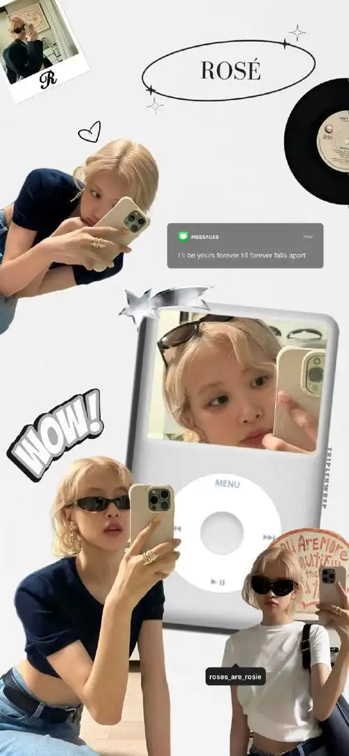 一些拼接风|#朴彩英#手机壁纸 part6    cr.