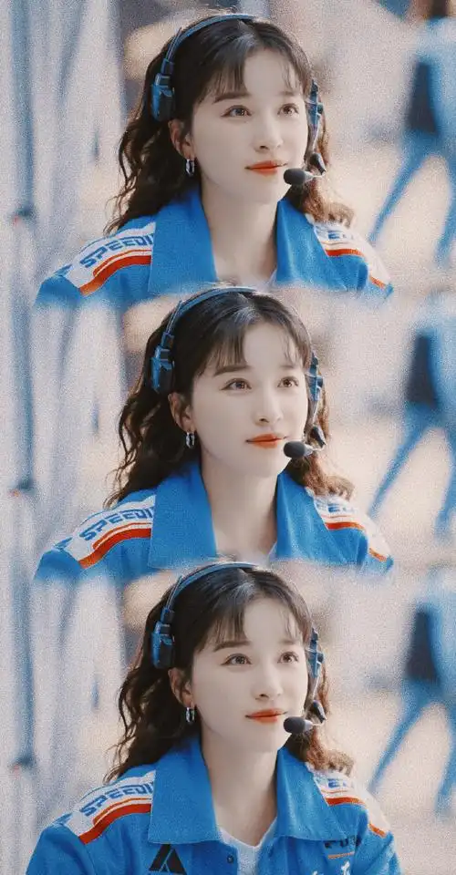 阚清子晒飞驰人生片场照##阚清子李小河的飞驰日记