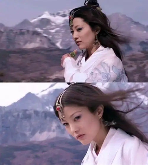 03版天龙八部女演员圆脸方脸瓜子脸个个颜值界良心