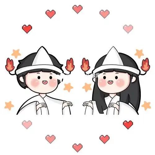 最火小鬼情侣头