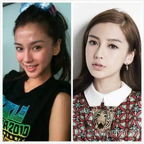 杨幂,化妆前也很普通,化妆后美爆了,简单就是御姐范.