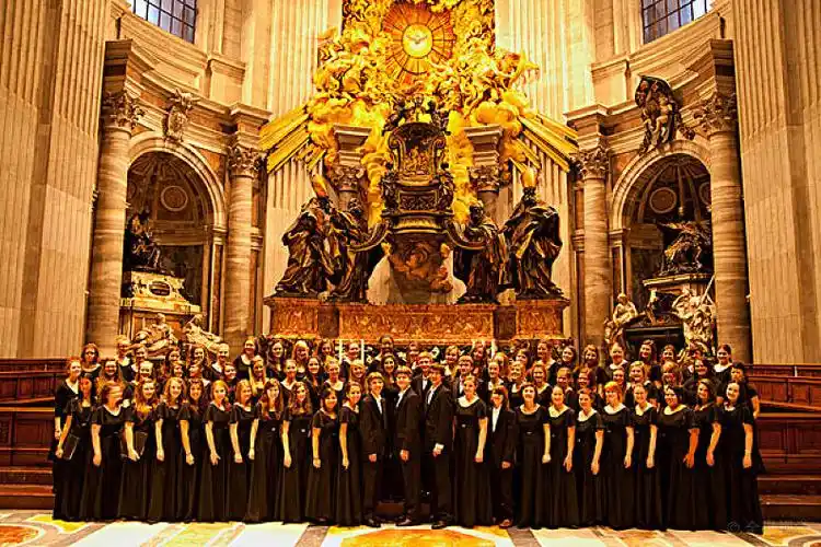 美洲_合唱团_大教堂_梵蒂冈城_罗马_拉齐奥_意大利_欧洲_图片素材