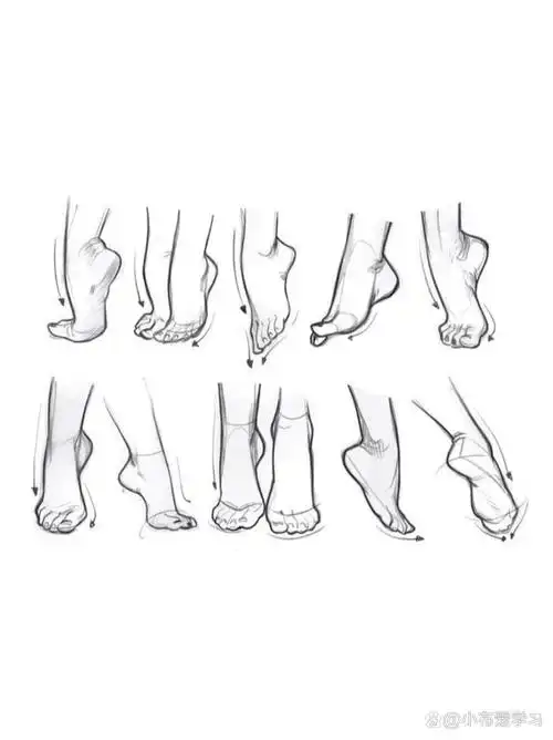 【足部教程】脚怎么画?看这里!