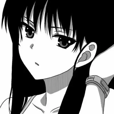 女头像黑白动漫