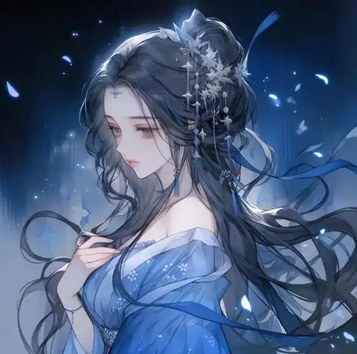 古风女子头像,行至朝雾里,坠入暮云间