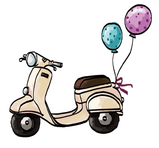 电动车手绘图片大全