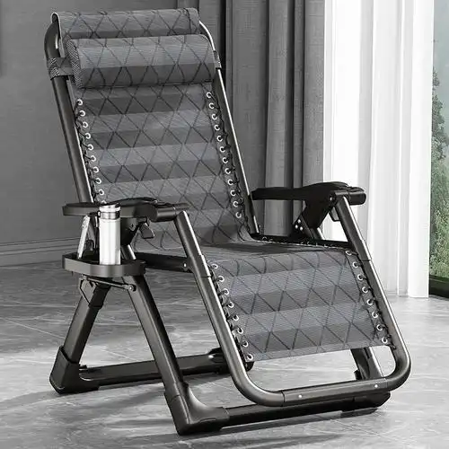 躺椅折叠午休午睡阳台家用休闲靠背老人舒适结实耐用懒人趟睡椅子