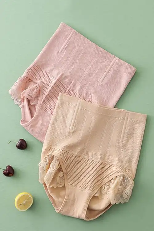 小蛮腰收腹裤提臀塑身无缝高腰女士内裤暖宫蜂窝纯棉档三角裤性感