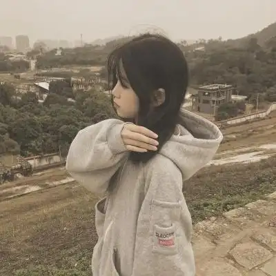 温柔忧郁女生侧脸头像唯美意境高清头像女