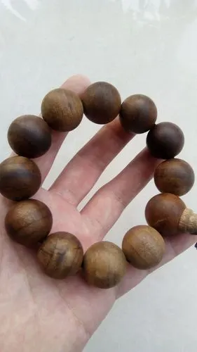 千年老料金丝楠木手串【保真】