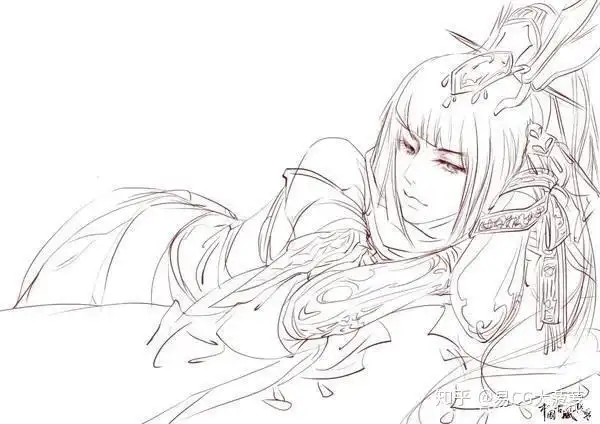 古风绘画入门零基础初学者简单线稿