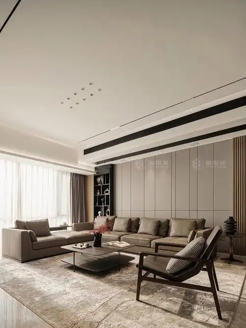 半月湾250平现代风格装修效果图