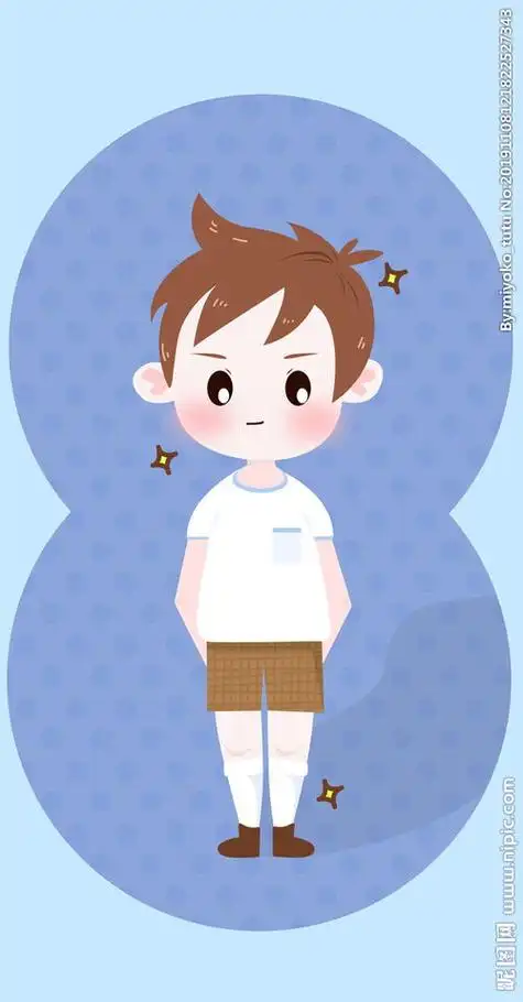 卡通萌q版动漫小男孩男生手绘卡通人物素材图片免费下载千库网q版小