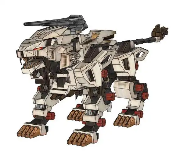 zoids7款兽型机甲模型