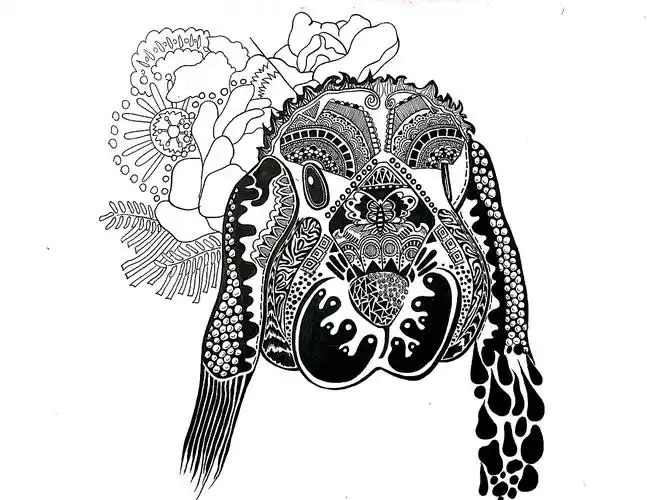 动物点线面运用|插画|艺术插画|阿纪打怪兽 - 原创作品 - 站酷 (zcool