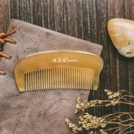 谭木匠天然白角羊角梳呵护头发就要真材实料好梳子