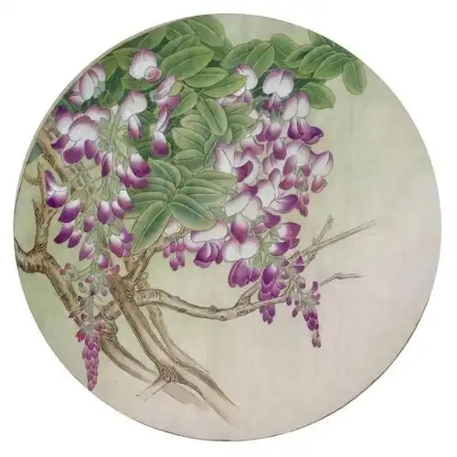 其它 雅集炫美汇每周两画第47期～紫藤花 写美篇工笔画:曲金凯 篆