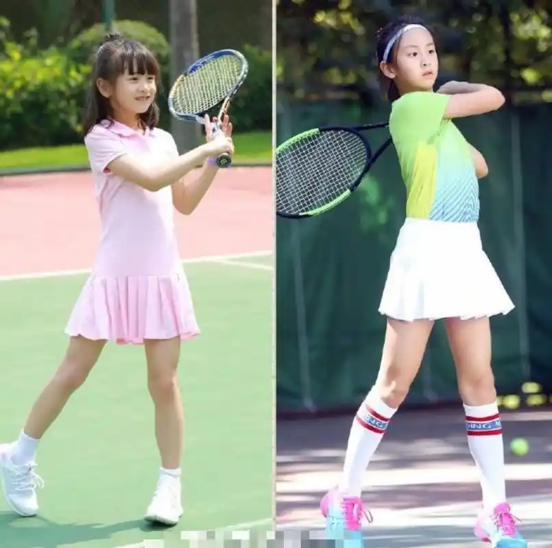 田雨橙网球(田亮女儿打网球,姿势标准手臂肌肉优越,网友:中国版