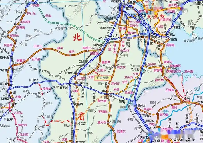 蠡县西,安国东,无极,正定机场(与京广高铁并站或新建正定机场西站),正