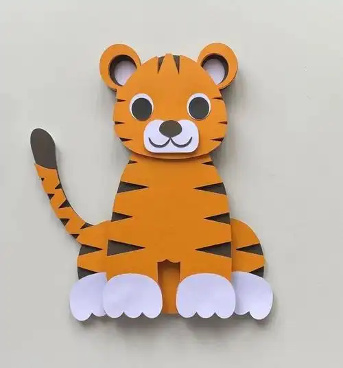 马上要开学了,10种创意老虎手工做起来!|小老虎|彩纸|卡纸_网易订阅