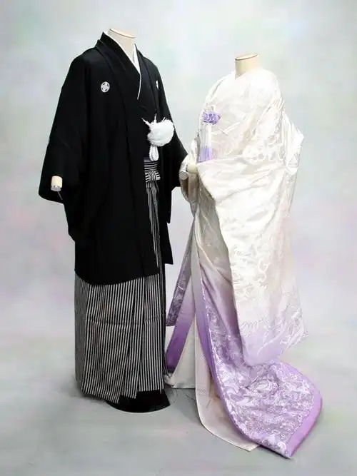 无敌华丽的白无垢和色打挂