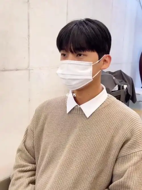 男生韩式锅盖头