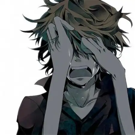 伤感流泪男头图片 在夜里哭得撕心裂肺的男孩哭完记得成熟