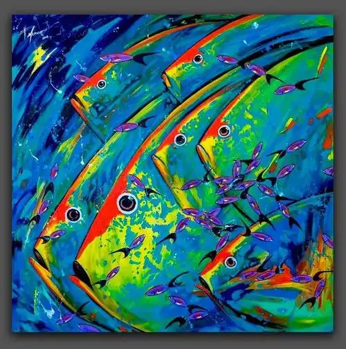 这就是关于《暖色调,暖色调儿童画(鲜艳强烈的冷暖