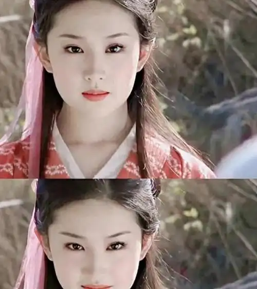 刘亦菲在《天龙八部》中扮演的王语嫣,是她最引人注目的造型之一