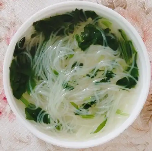 菠菜粉丝汤