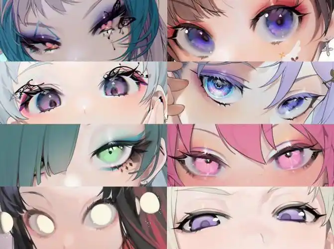 二次元眼睛#绘画参考##五官参考