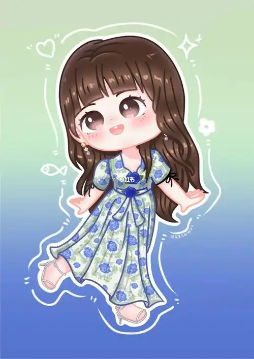 今日份小美版土味情话ge62t7115#虞美人  #q版  #虞书欣  #两个