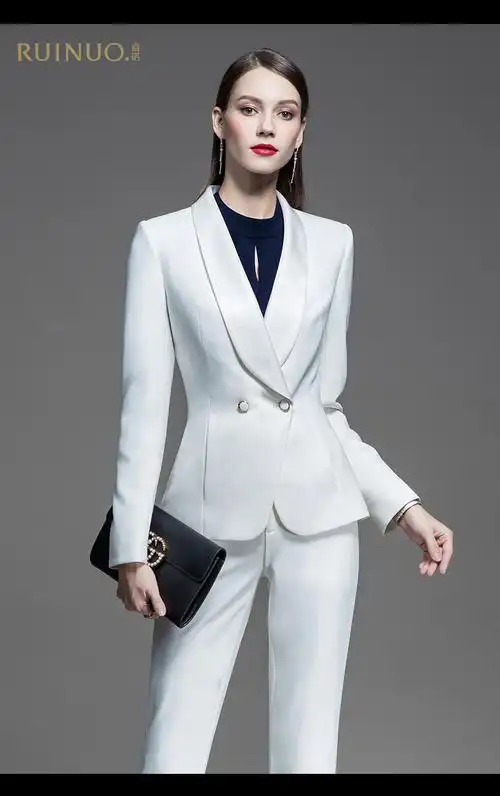 女秋冬韩版气质ol主持人职业装播音艺考面试正装 西装 衬衫 裙子 裤子